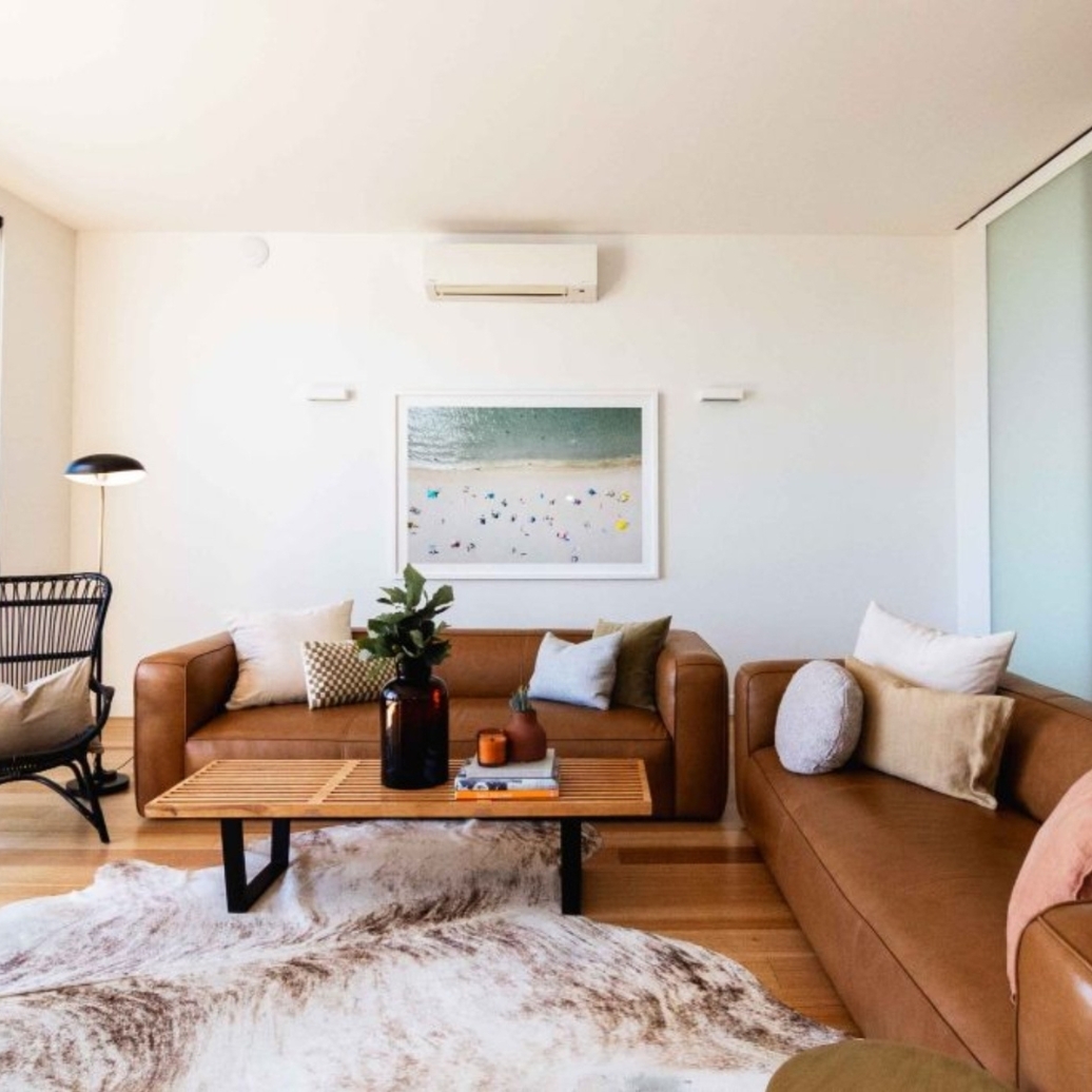 The interior of a room at Aquabelle Apartments