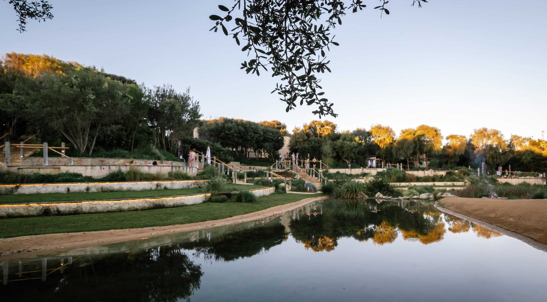 A wide shot of the Amphitheatre