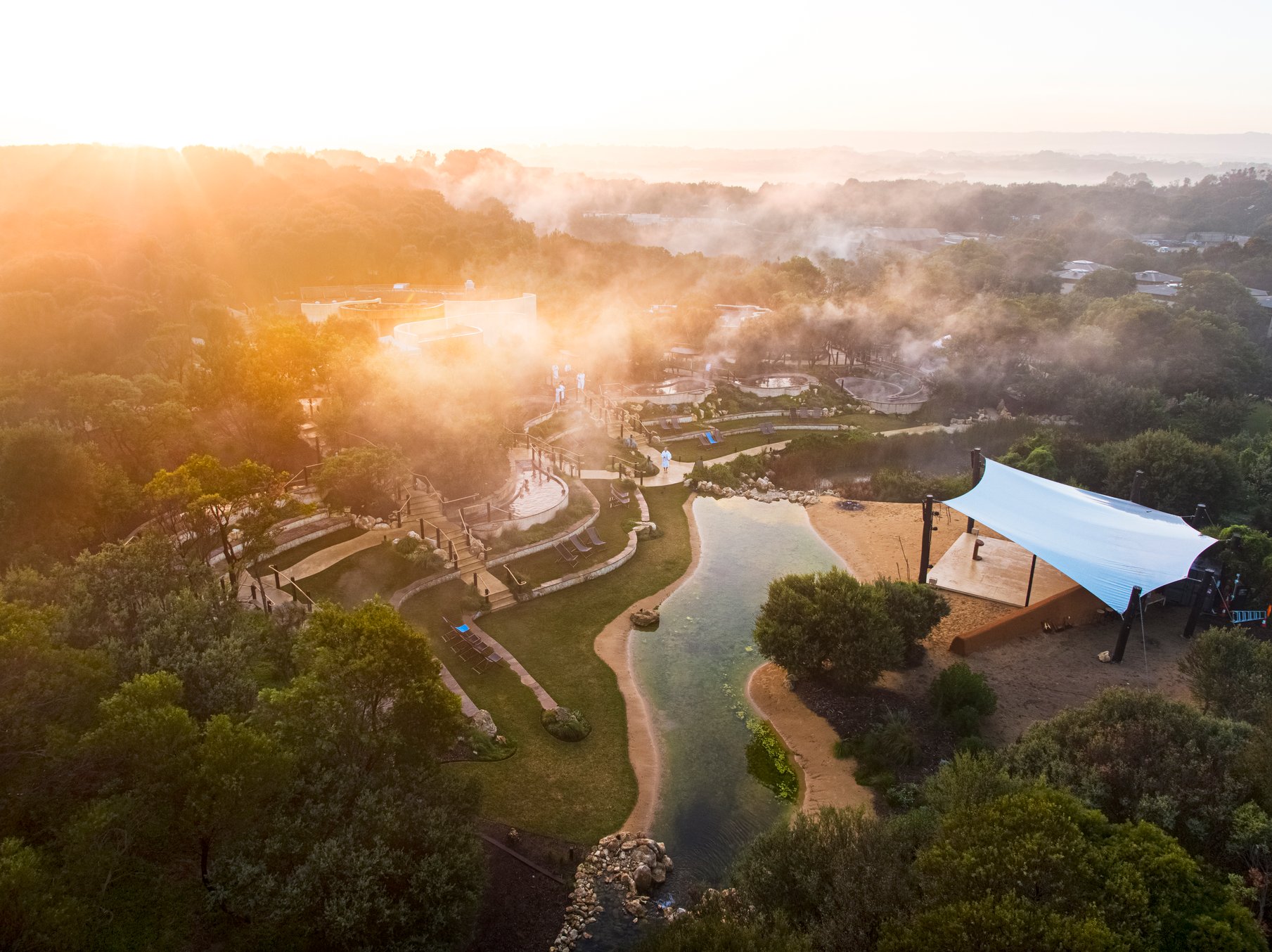 A drone view of the Amphitheatre