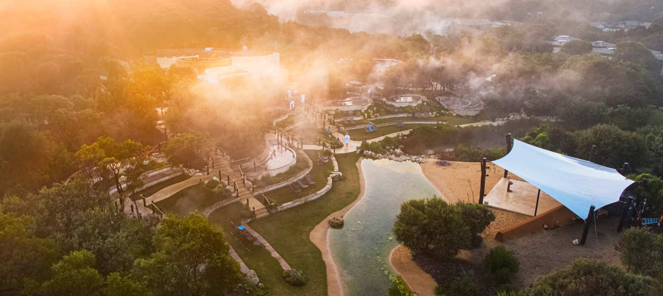 A wide shot of the Amphitheatre
