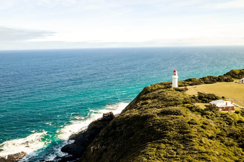 The lighthouse at Cape Schank