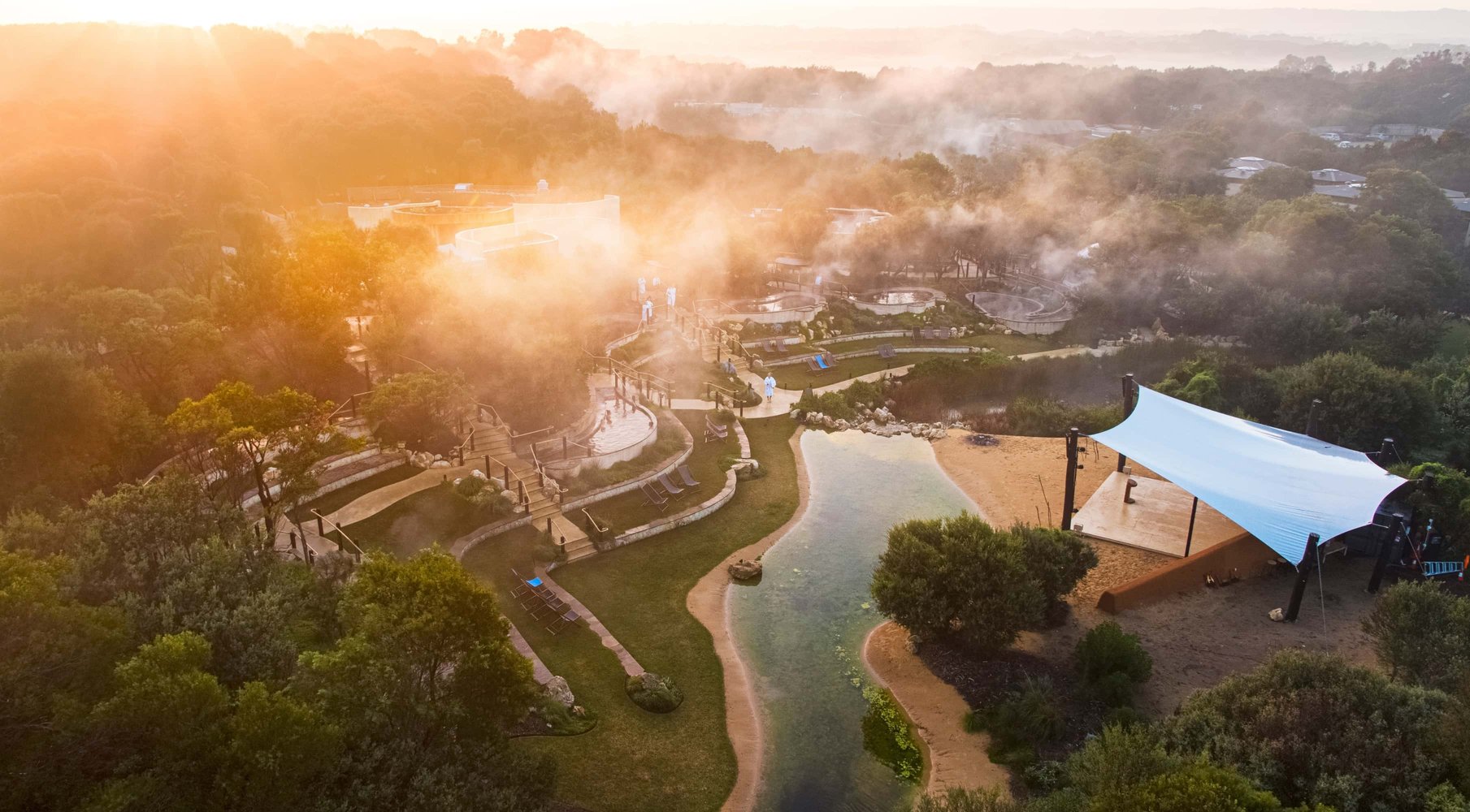A wide shot of the Amphitheatre