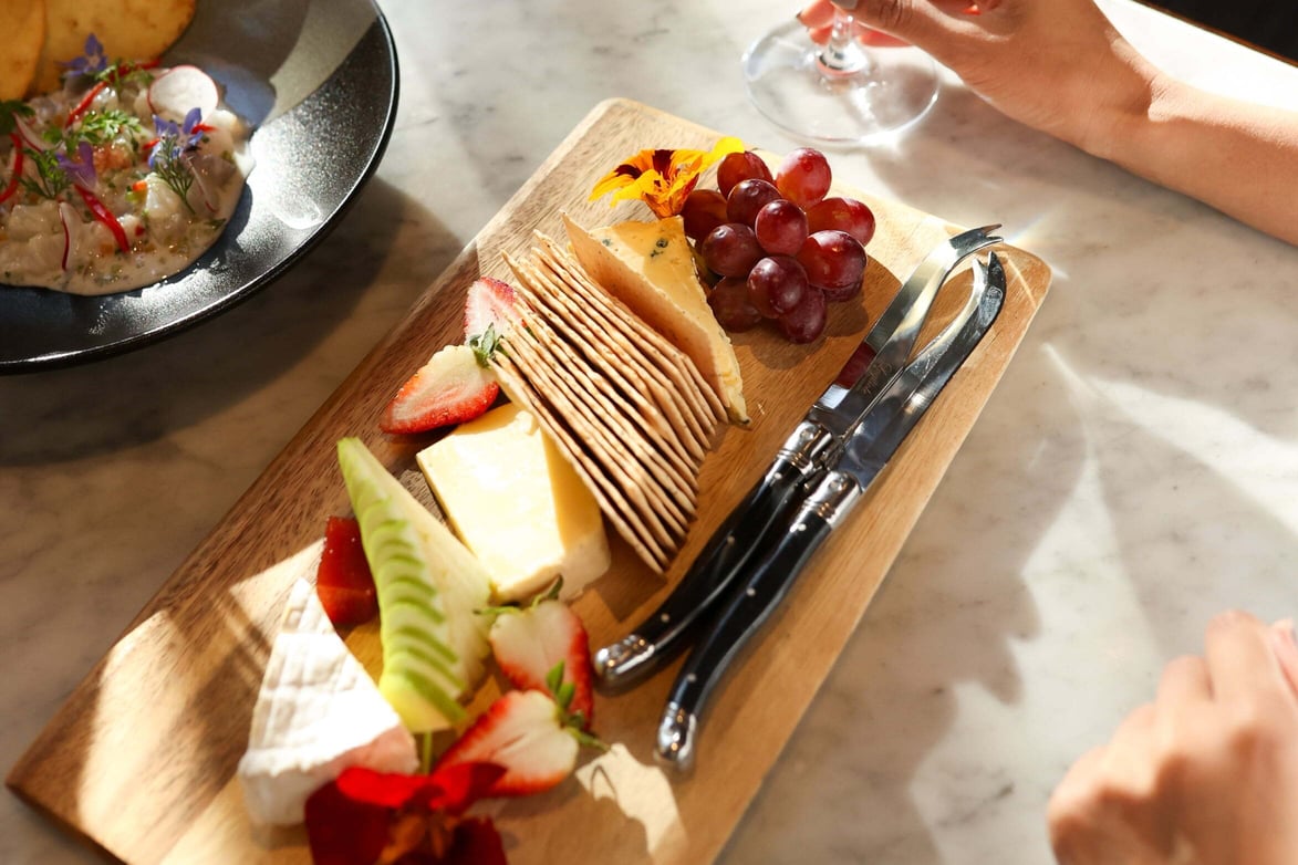 A plate of seasonal food
