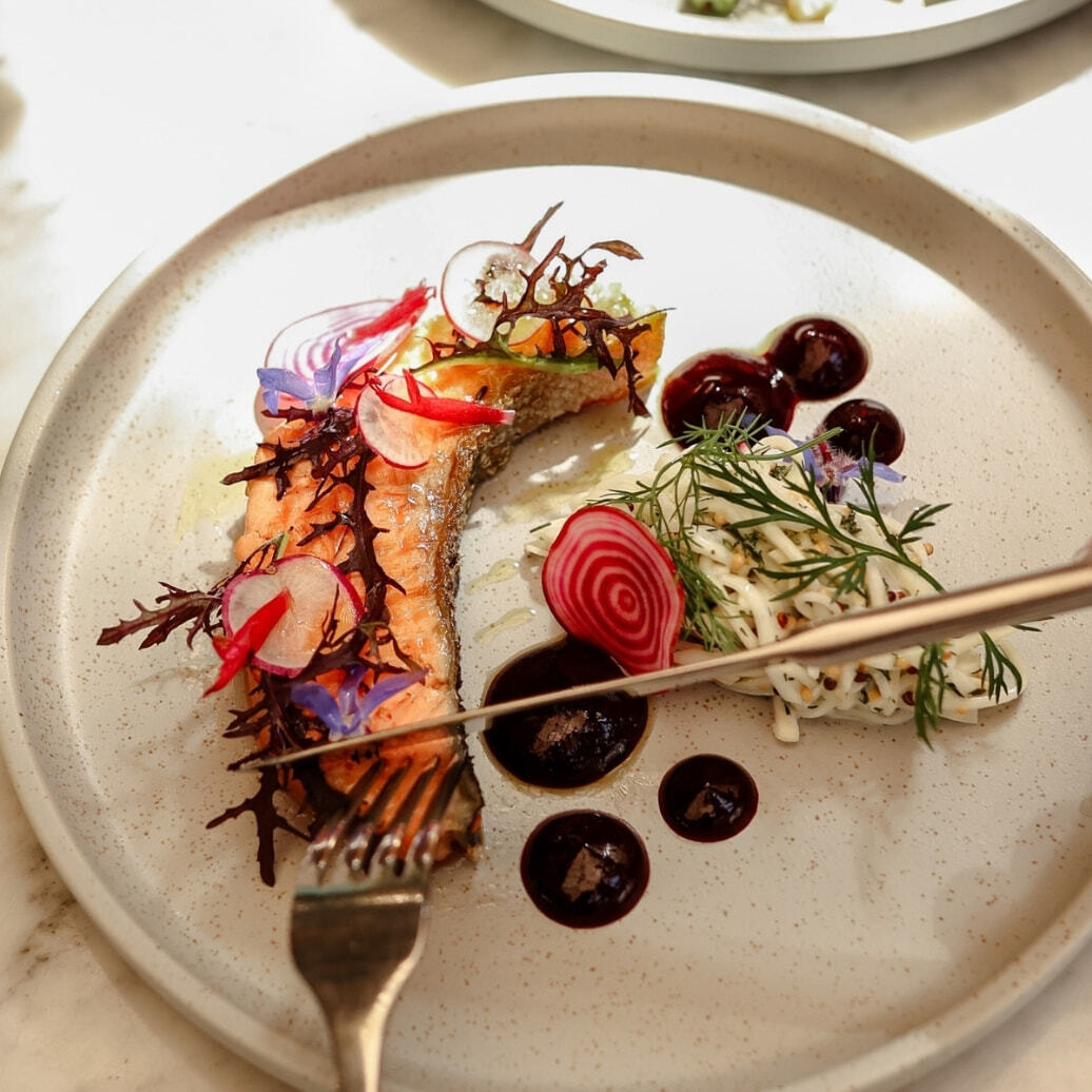 A plate of seasonal dining