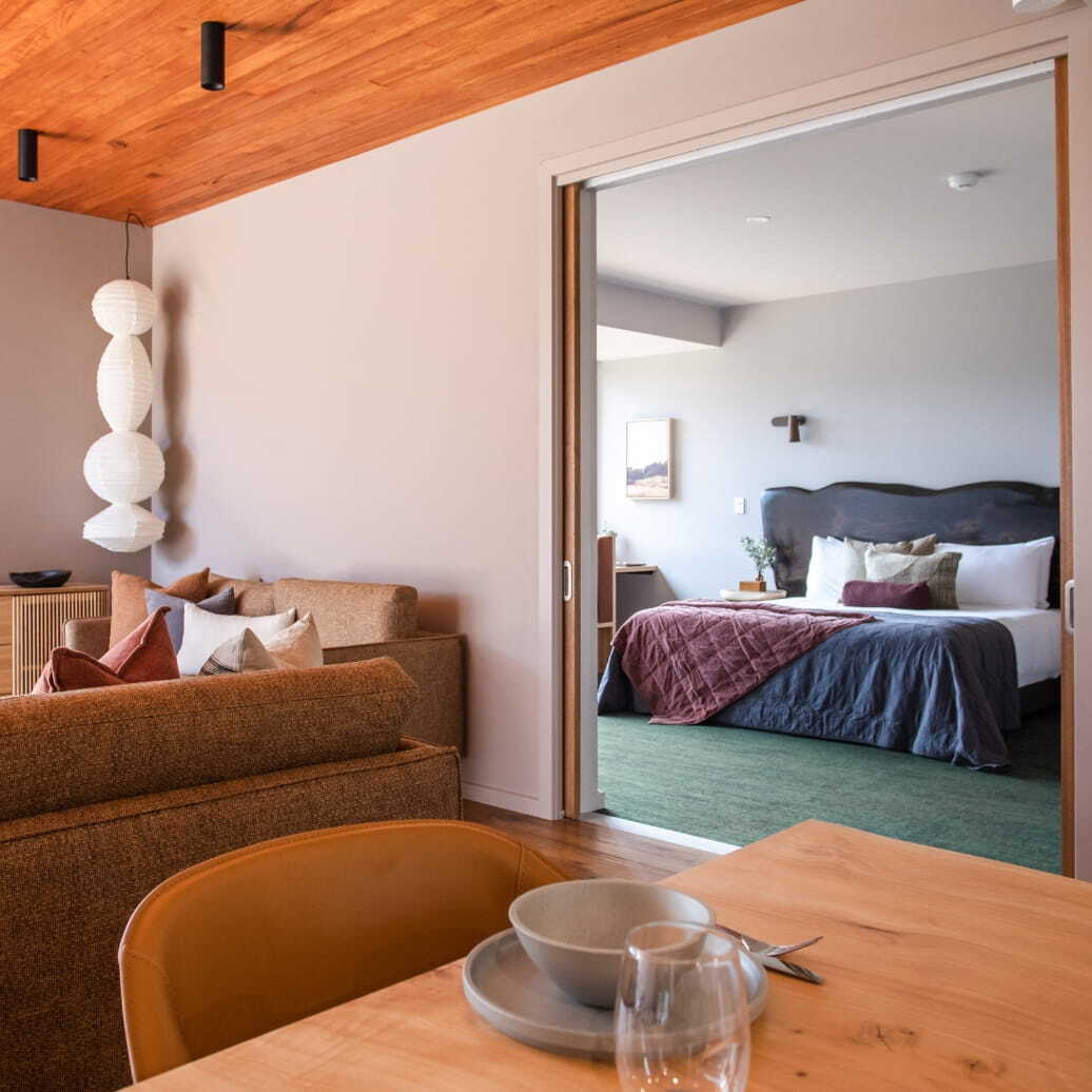 The inside of a Peninsula Suite room