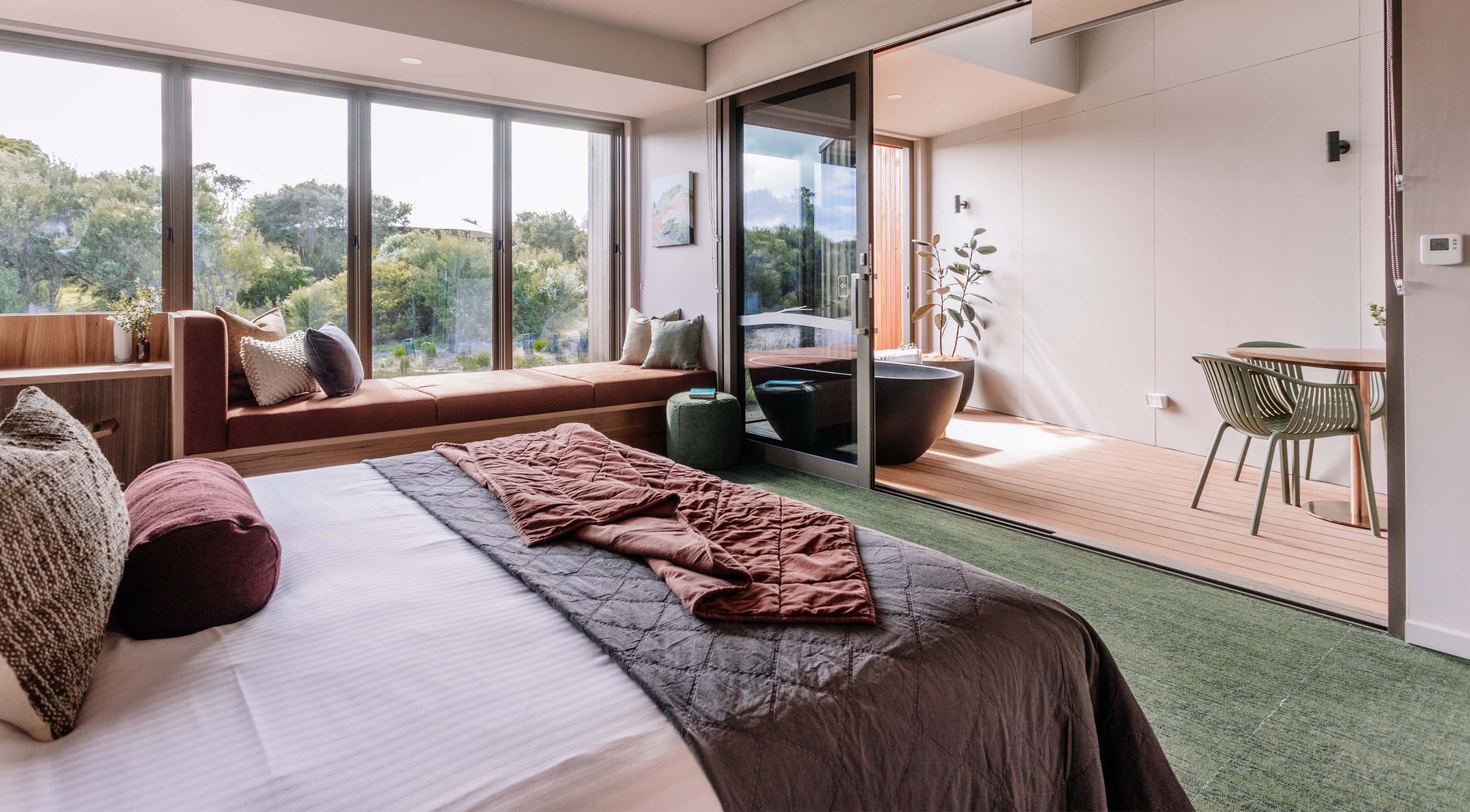 Eco Lodges Accommodation | Peninsula Hot Springs