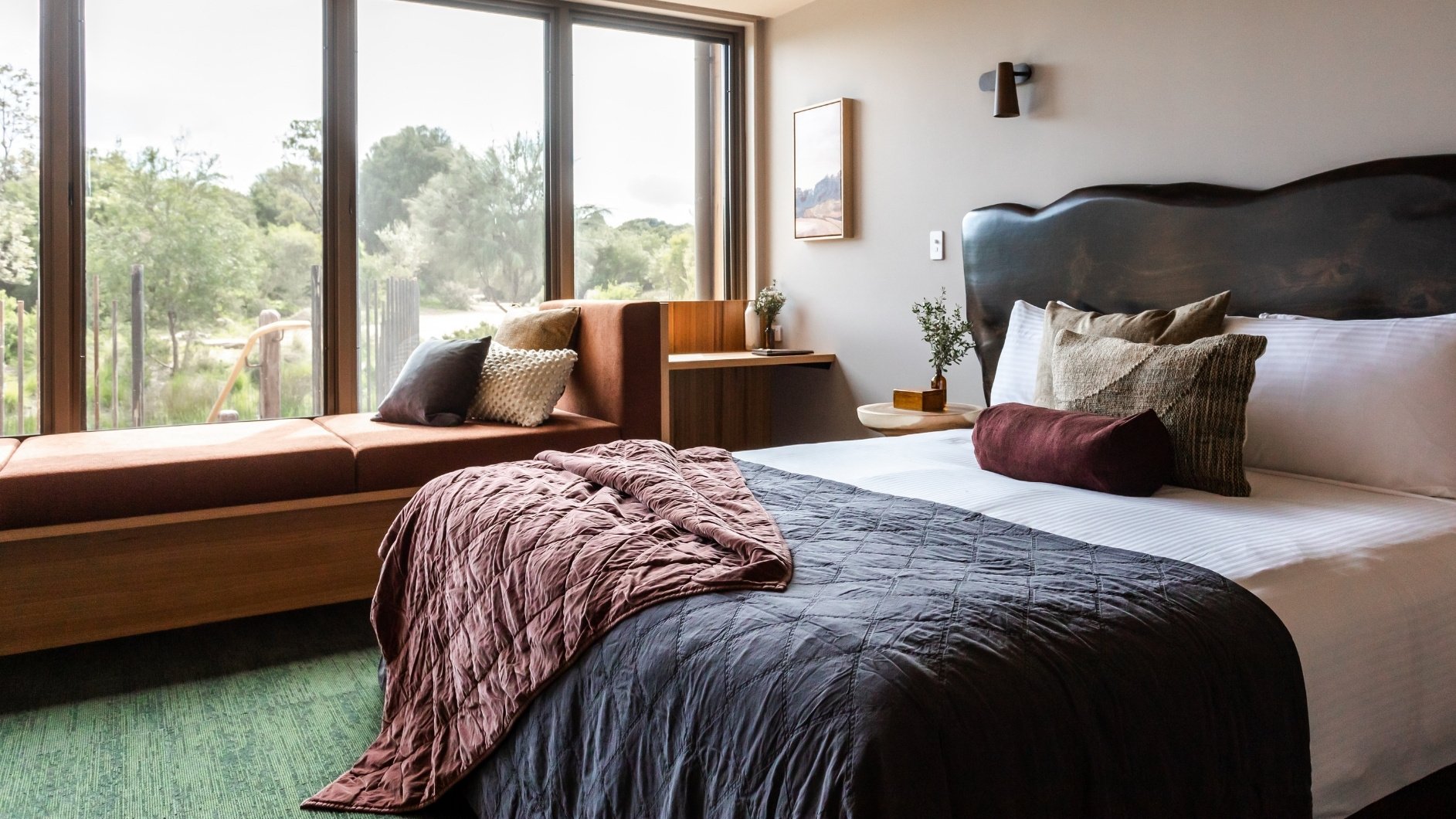 A view of the Eco Lodge room