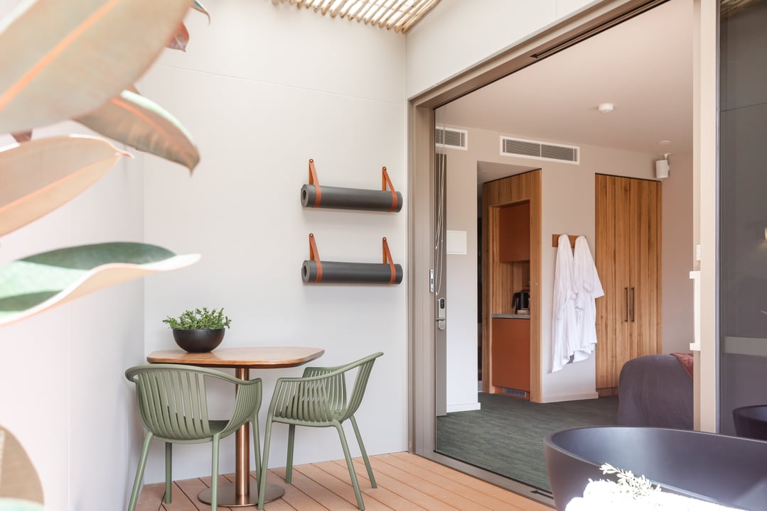 The decking of the Springs Room