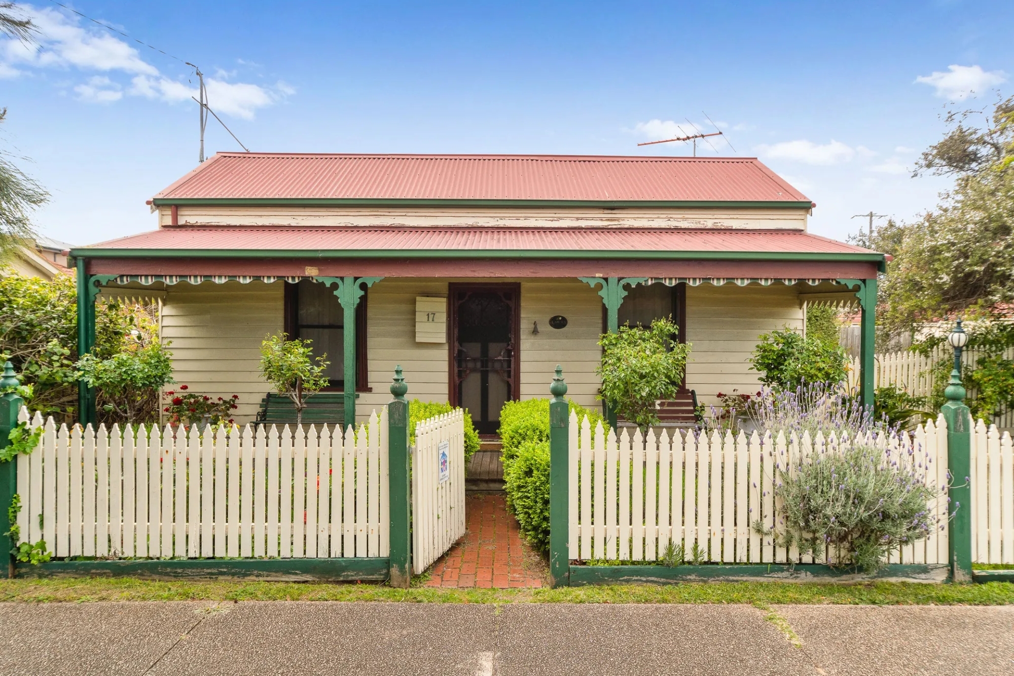The exterior of an old style cottage