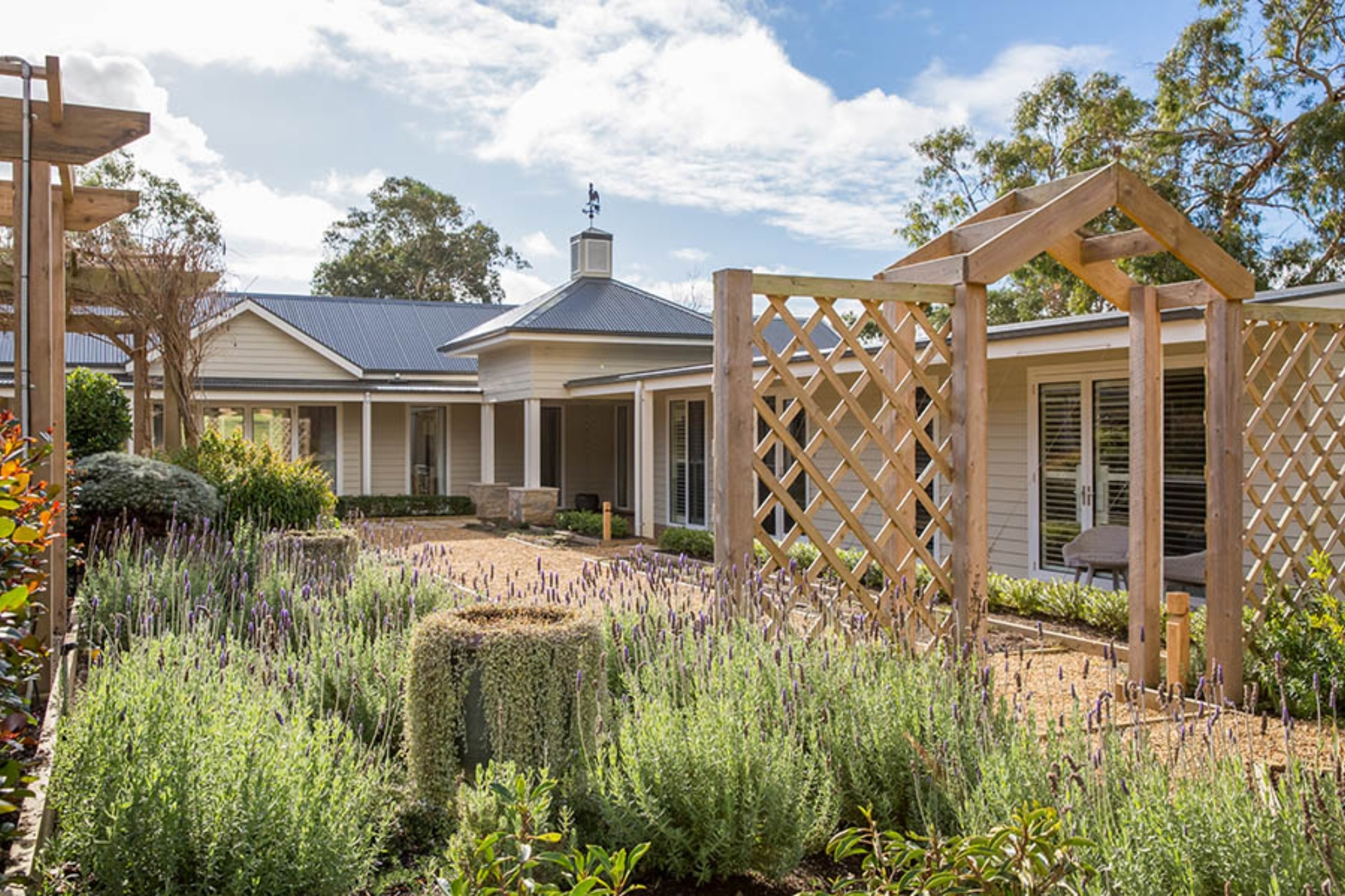 The exterior view of Haven Red Hill