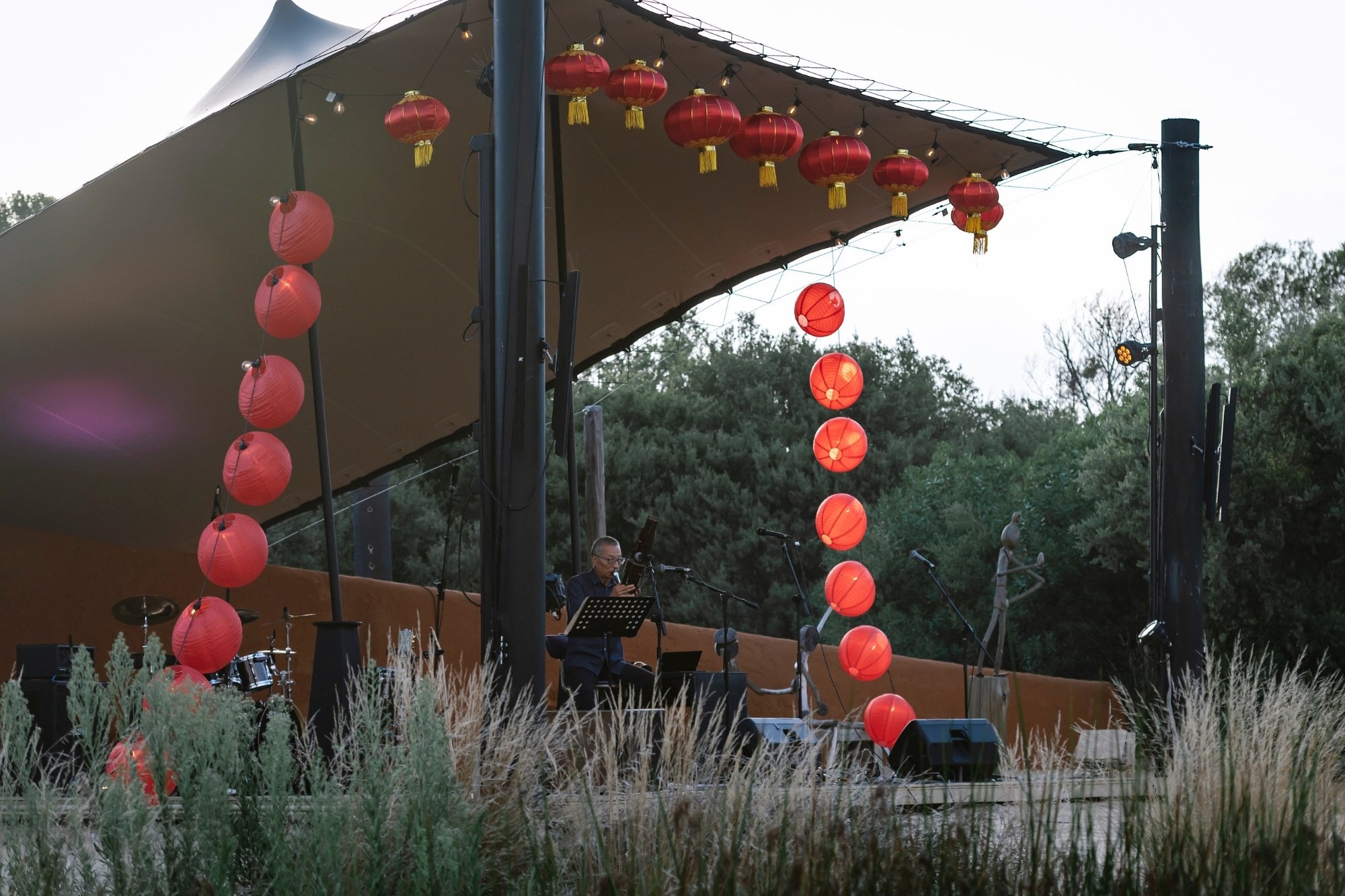 Lunar New Year performance on the Amphitheatre stage