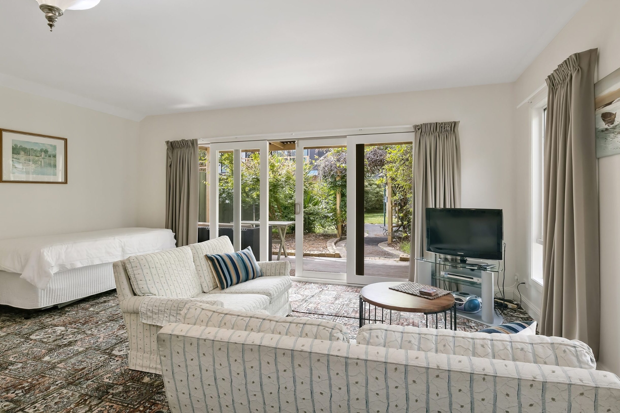 The interiors of a room at Mount Martha by the sea