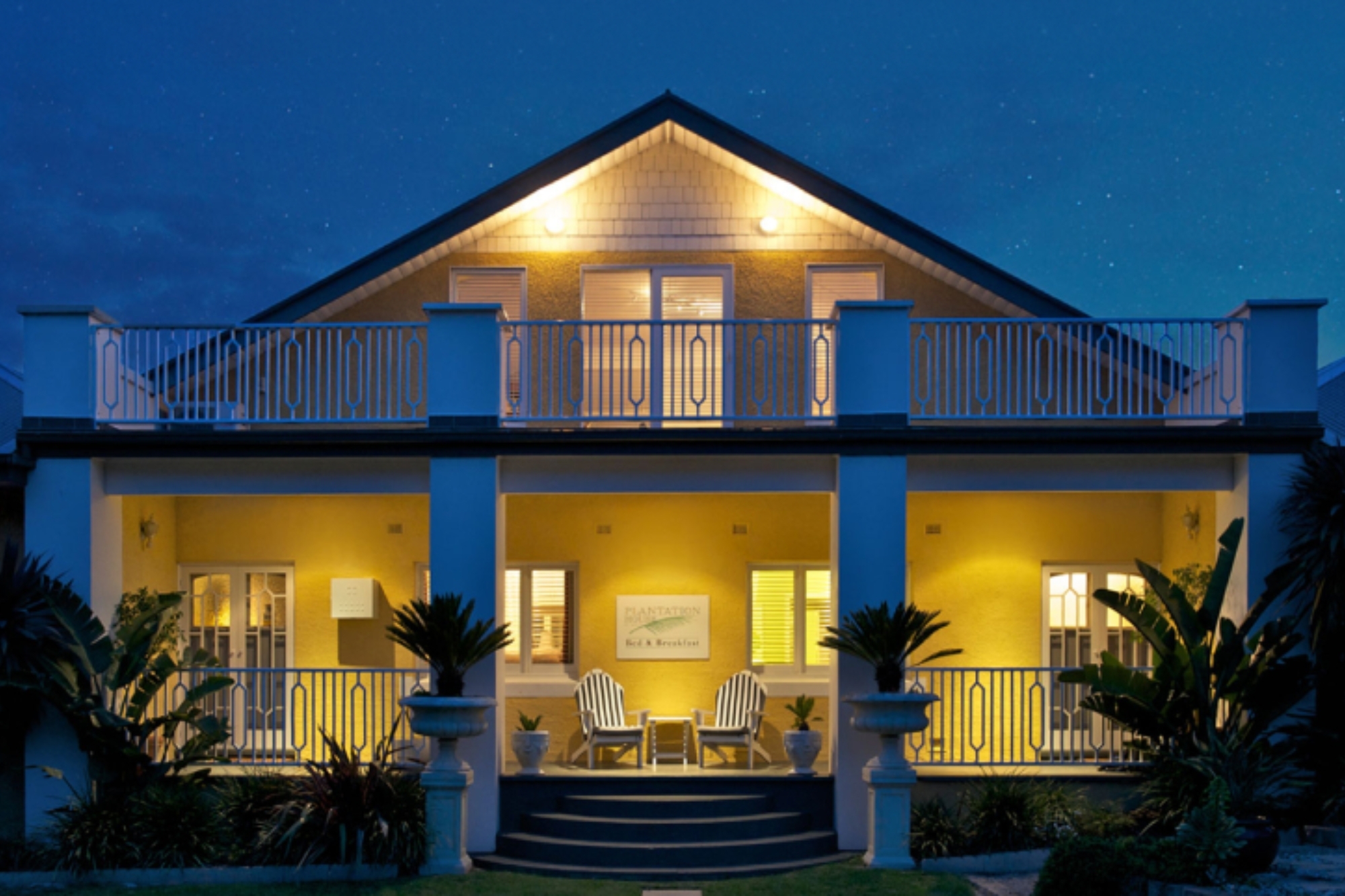 The outside of Plantation House