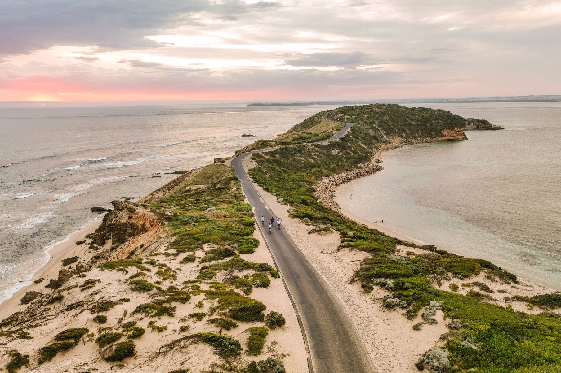 A wide shot of Portsea Point Nepean