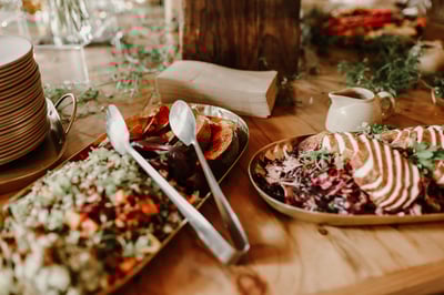 A selection seasonal salads