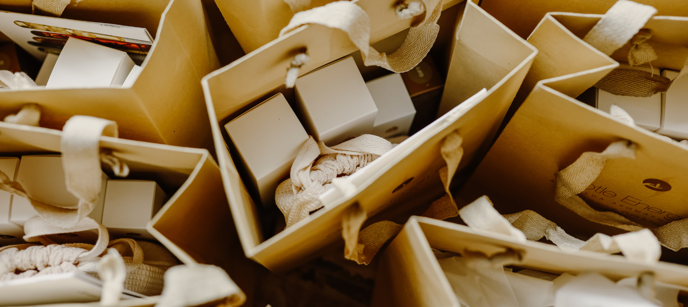 A collection of gift bags