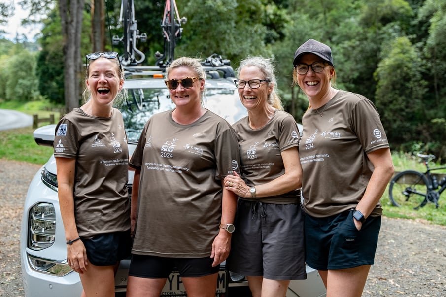 A group during Ride for Relief