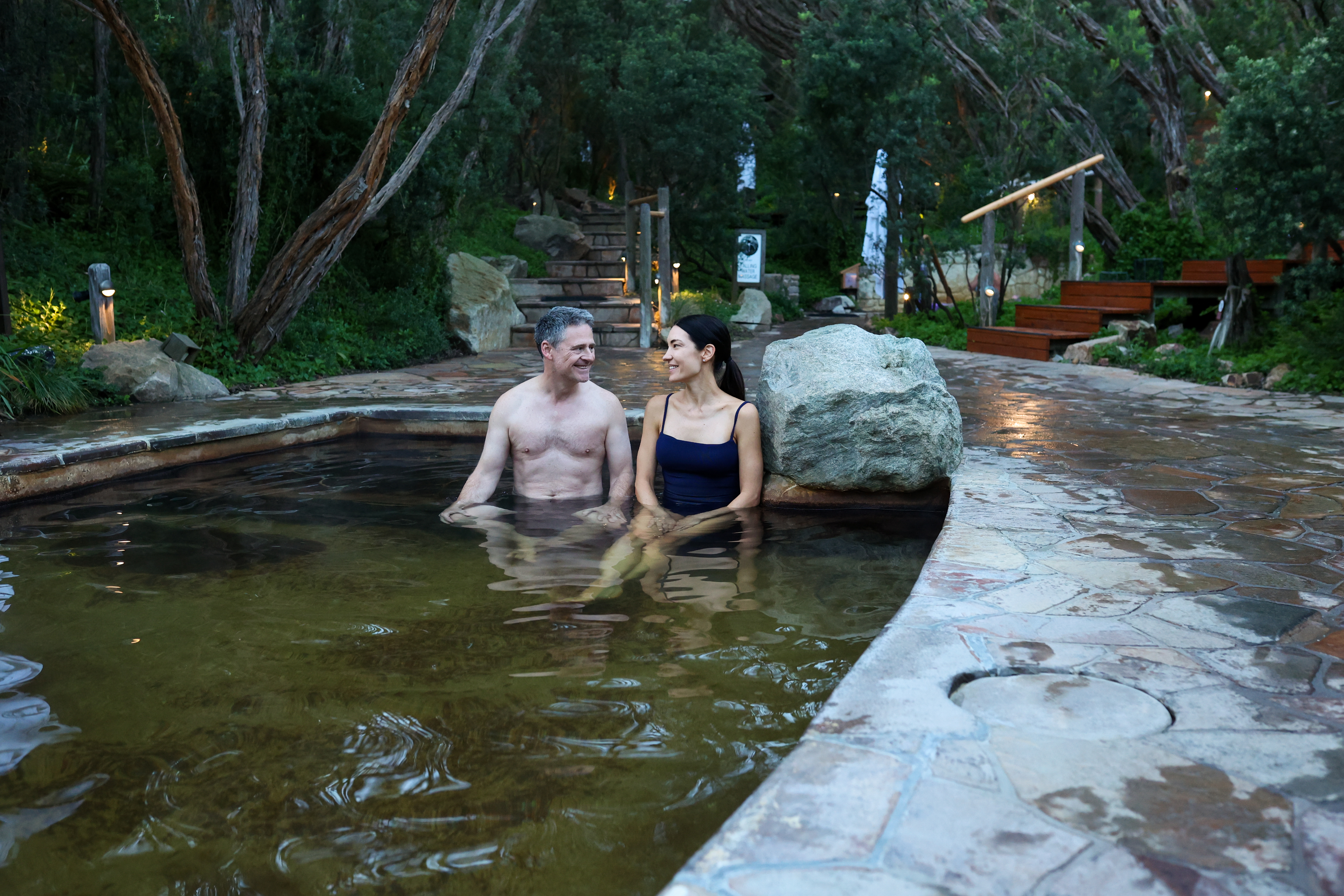 Bathing in the Spa Dreaming Centre
