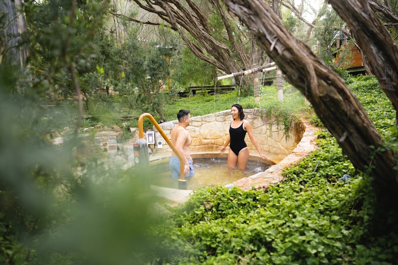 Two people in the Spa Dreaming Centre