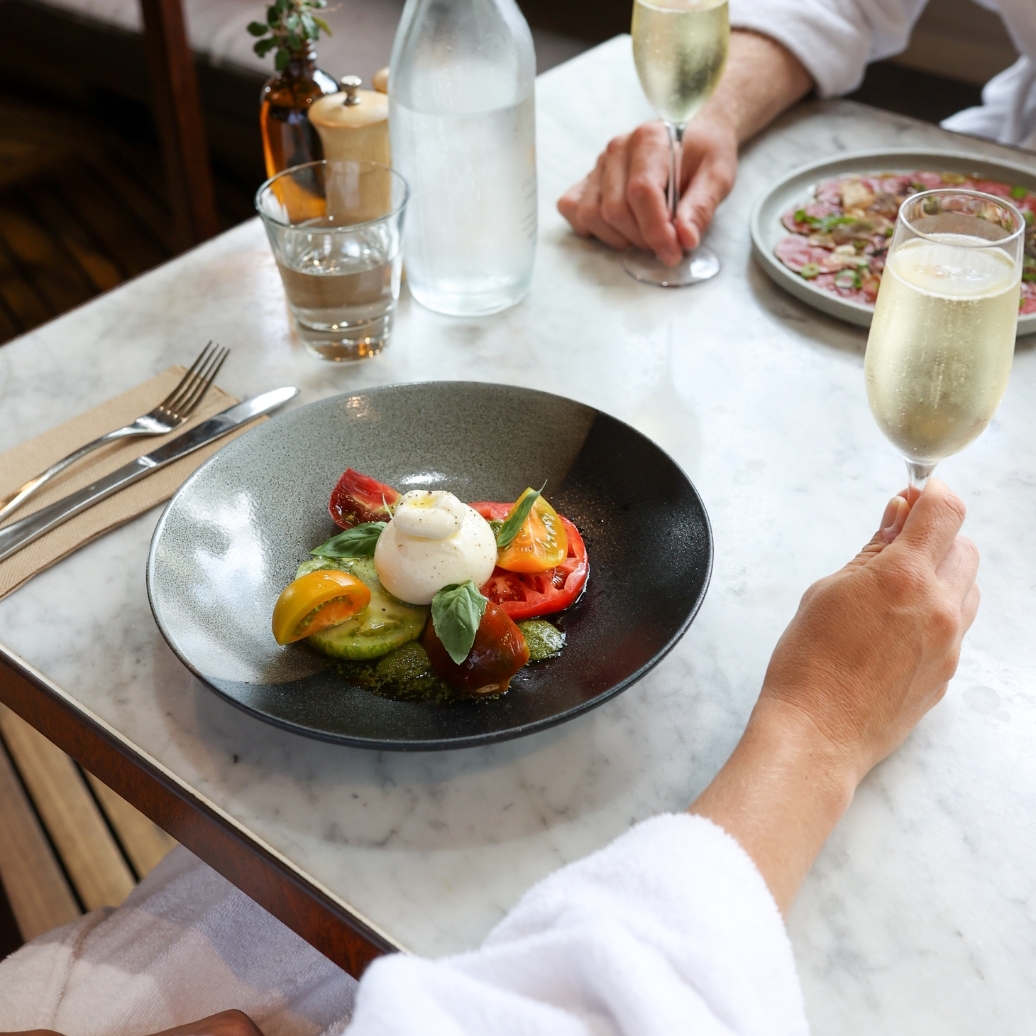 A plate of seasonal food