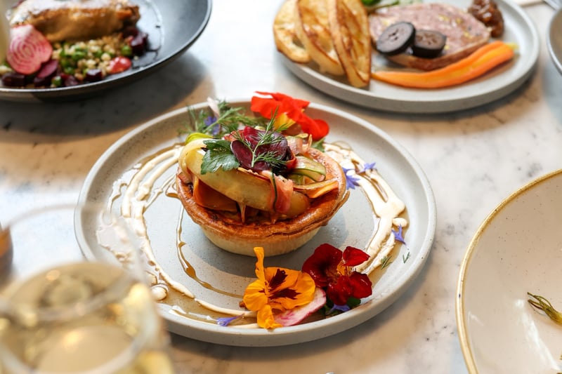 A plate of seasonal produce