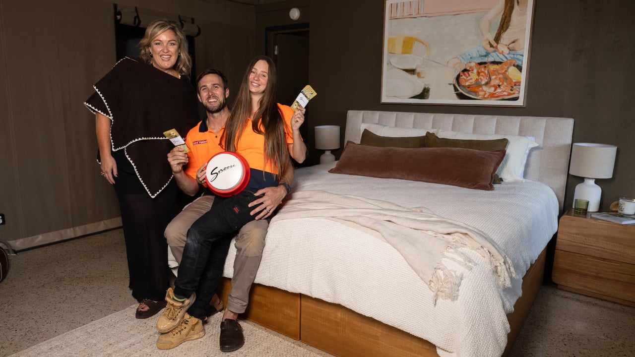 The winners of the Block Glamping challenge