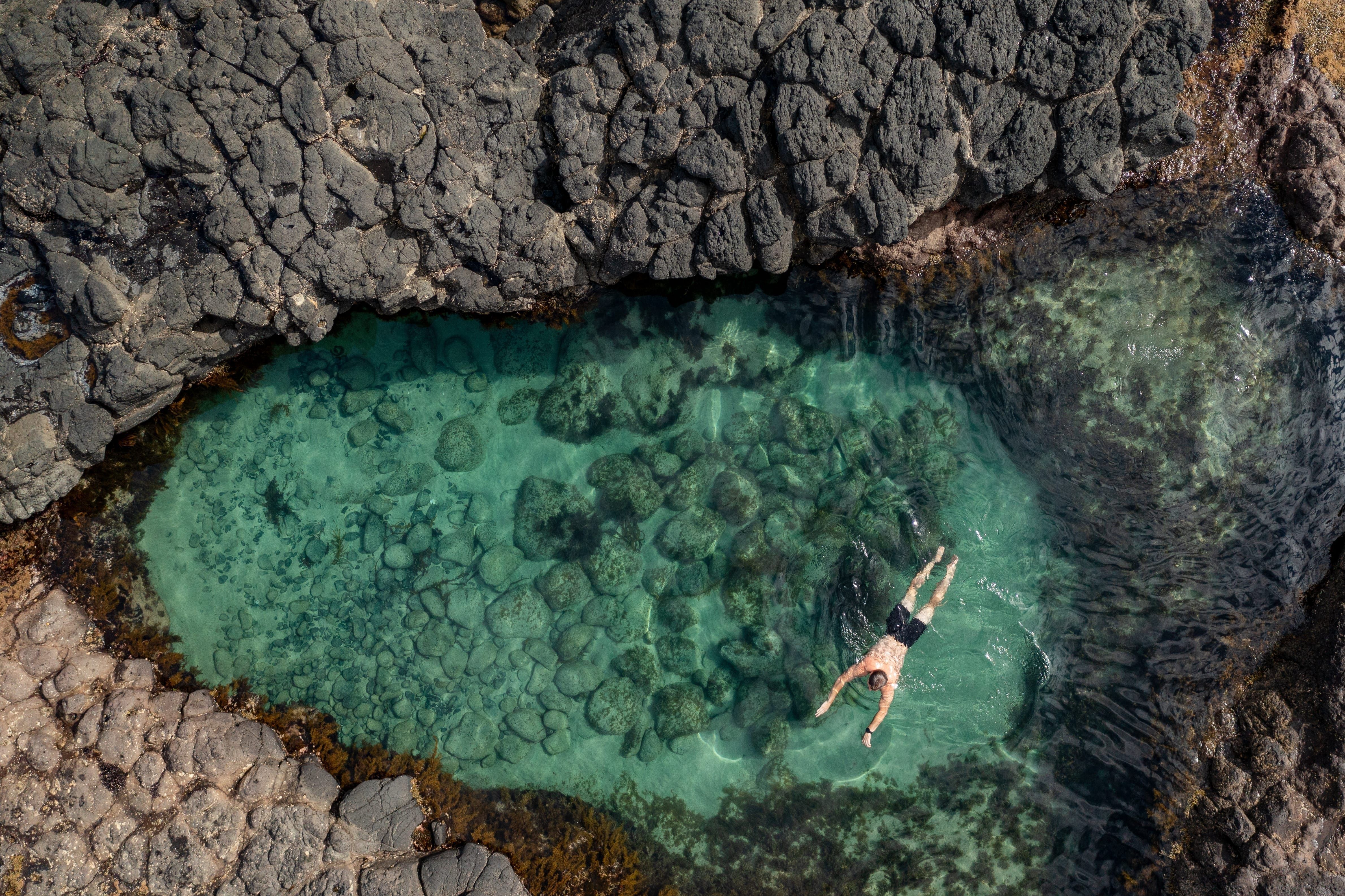 A rock pool on the Mornington Peninsula
