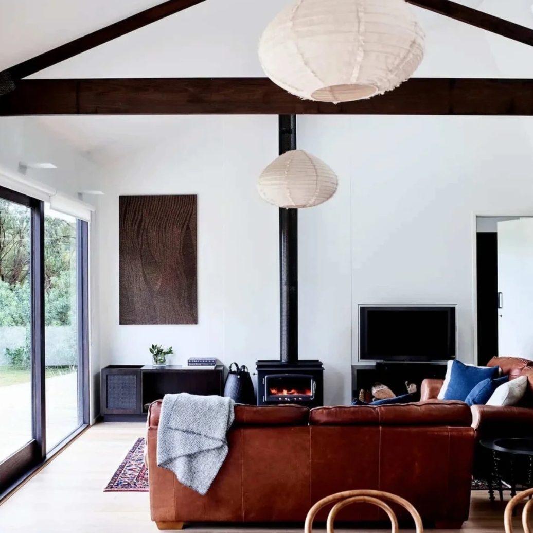 The interior of a modern living room