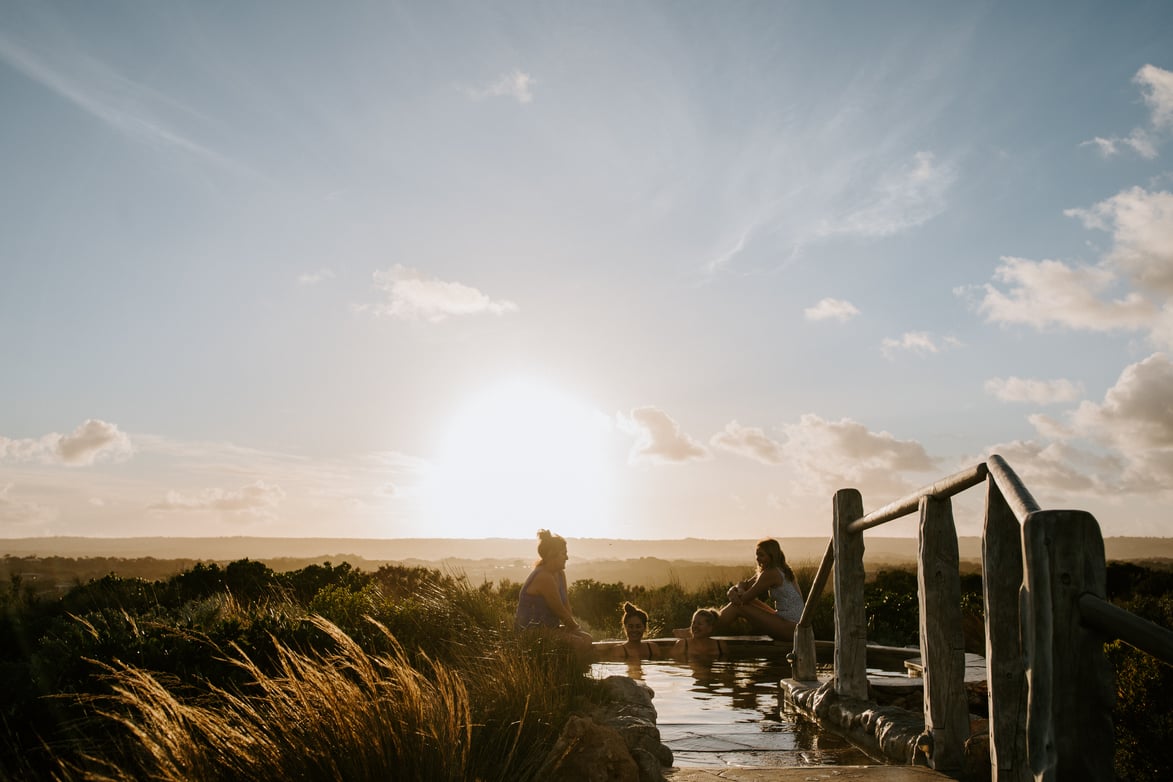 Peninsula Hot Springs – Bath House – Hilltop Sunrise