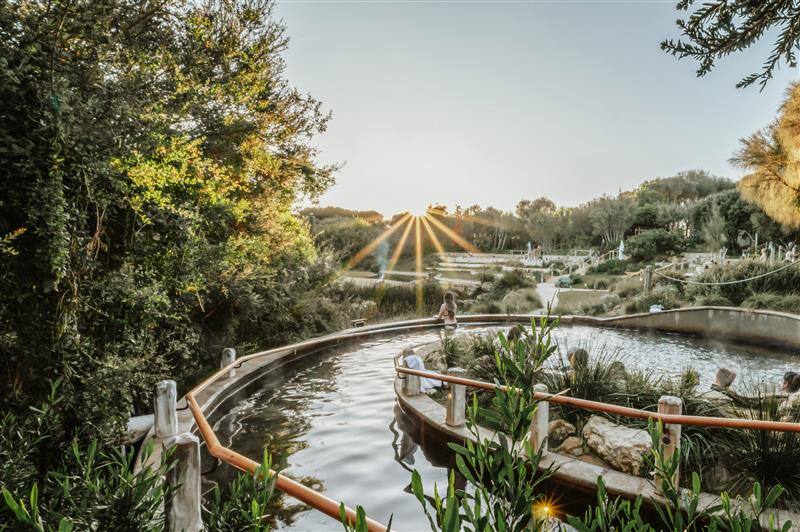 Peninsula Hot Springs - Bath House - Sunset