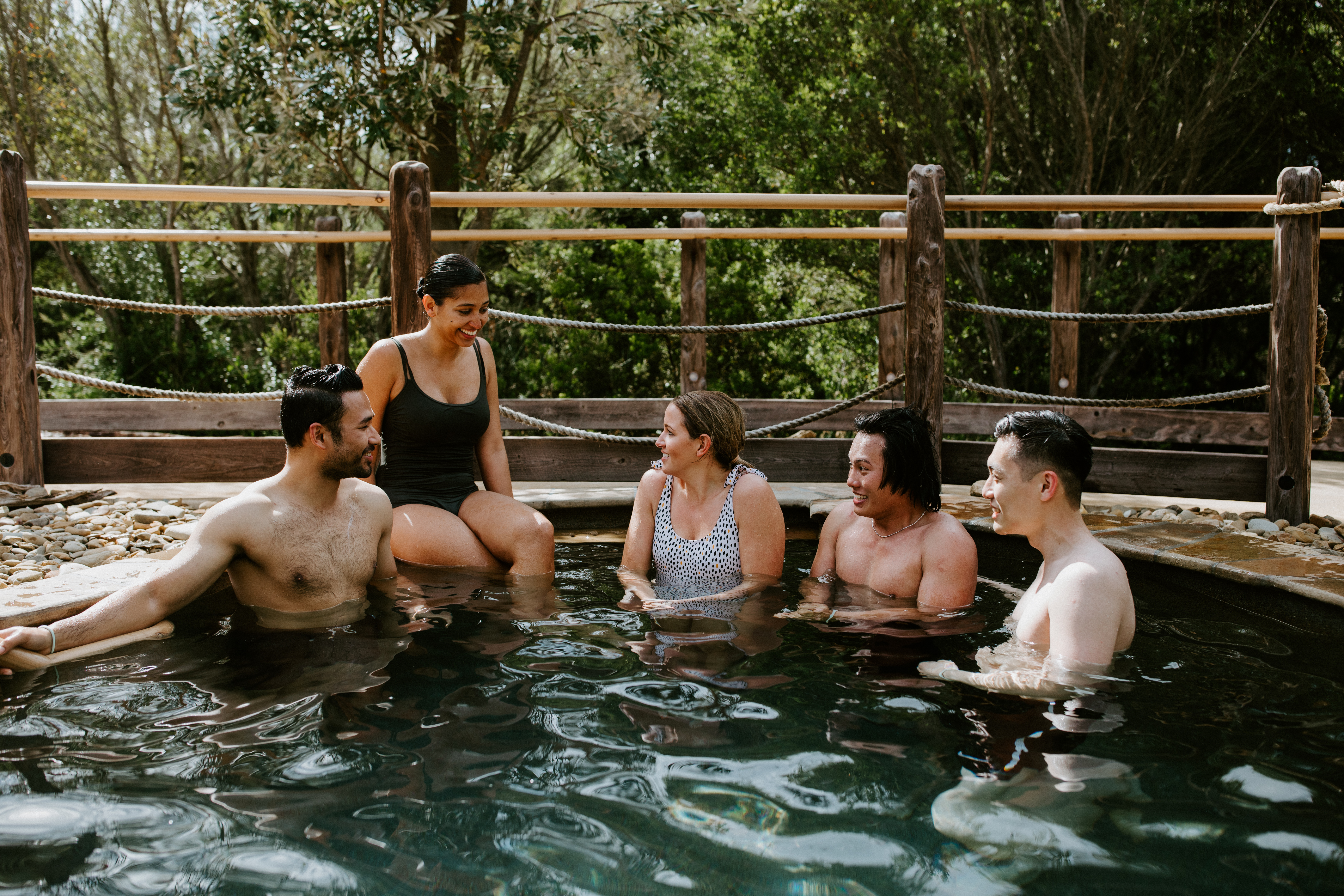Spa Cold Pool Cold Plunge Pool Therapy at Peninsula Hot Springs