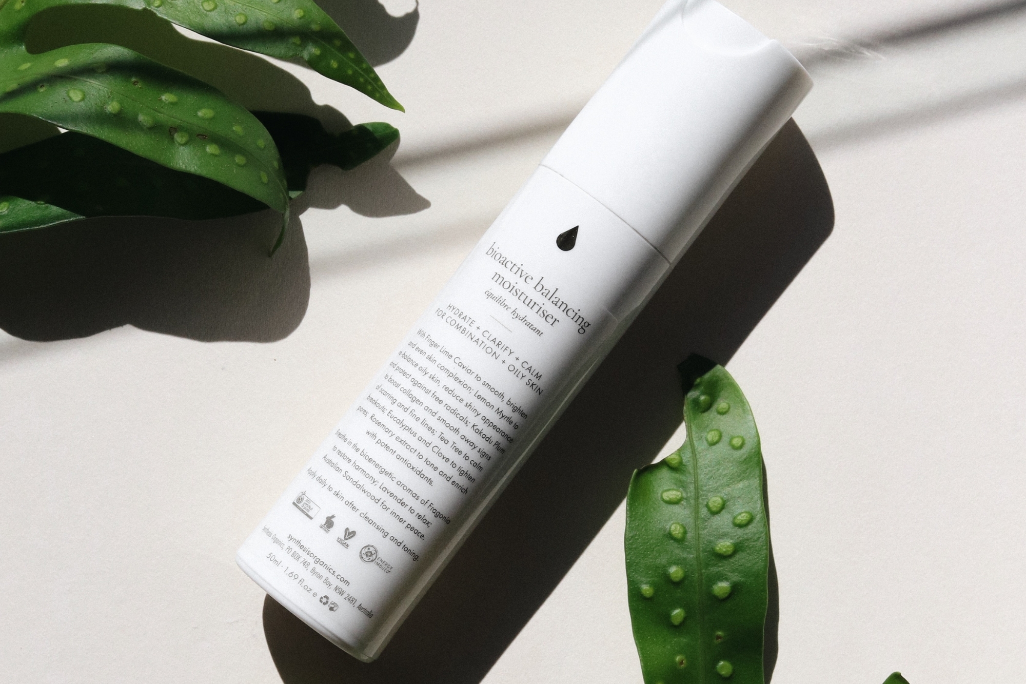 A bottle of product from Synthesis Organics